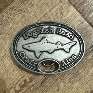 DOGFISH HEAD Craft Ales Belt Buckle / Bottle Opener RARE Early 2000s Breweriana